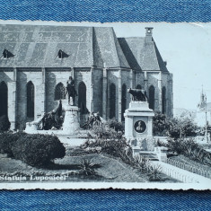 194 - Cluj-Napoca Statuia Lupoaicei / Kolozsvar / Lupoaica / Fotofilm 1936