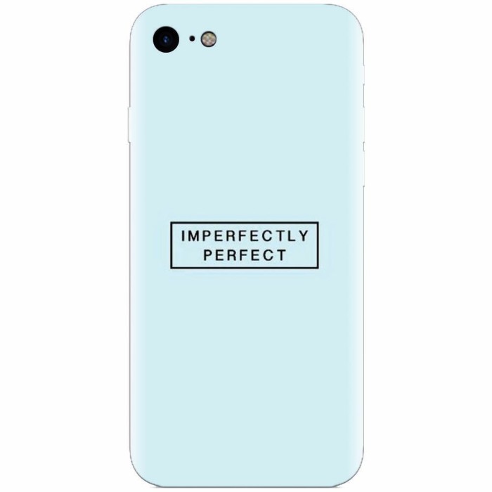 Husa silicon pentru Apple Iphone 7, Imperfectly Perfect