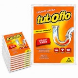 Set 10 plicuri granule pentru desfundat tevi cu apa calda, formula puternica pentru scurgeri si chiuvete, 10 x 55 g