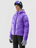 Geacă de schi din puf cu umplutură sintetică pentru femei - mov, 4F Sportswear