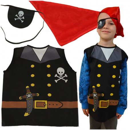 Costum carnaval pirat pentru copii 3-8 ani