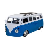 Masinuta Duba cu lumina si sunet, 1:36, Alb/Albastru, ATU-080460, Plastic, Oem