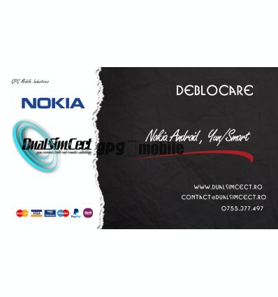 Deblocare Nokia Android, Yun/Smart Worldwide Deblocare Nokia Android, Yun/Smart Worldwide
