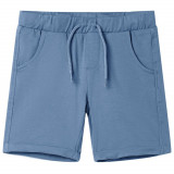 Pantaloni scurti pentru copii cu snur, albastru &icirc;nchis, 128 GartenMobel Dekor, vidaXL