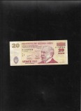 Rar! Argentina provincia Buenos Aires (Patacon) 20 pesos 2002 seria11697858