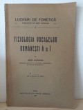 Iosif Popovici - Fiziologia Vocalelor Romanesti Ă si &Icirc;