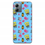 Husa compatibila cu Motorola Moto G14 Silicon Gel Tpu Model Spongebob Pattern