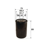 Filtru ulei Ford B-Max, C-Max; Ford Usa Mustang; Jaguar F-Pace, Xe; Land Rover Freelander 2; Mazda 2, 3, 5, 6; Morgan Roadster Cabriolet; Volvo C30,