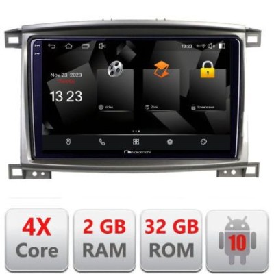 Navigatie Toyota Land Cruiser L100 2002-2008 5230-L100 Android Ecran 720P Quad Core 2+32 carplay android auto v1 CarStore Technology foto