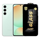 Folie de Protectie pentru Samsung Galaxy S24 FE, TEO, Sticla Securizata ESD, Margini Negre, Rezistenta la Zgirieturi, Antistatica, 0.35 mm, Transparen