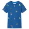 Tricou pentru copii, albastru &icirc;nchis melanj, 104