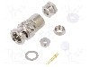 Conector BNC, 50&Omega;, tata, aurit, TELEG&Auml;RTNER - J01000B0608