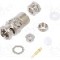 Conector BNC, 50&Omega;, tata, aurit, TELEG&Auml;RTNER - J01000B0608