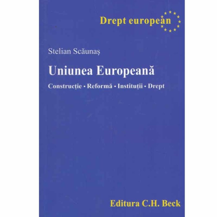 Stelian Scaunas - Uniunea Europeana - constructie, reforma,