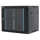 RACK 6U 600x600 MONTAJ PERETE NEGRU, DATEUP