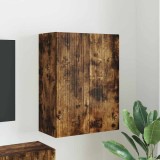 vidaXL Dulap TV de perete Pe perete Stejar fumuriu 59,5 x 31 x 80 cm 892364