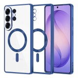 Husa MagSafe pentru Samsung Galaxy S26 Ultra S948, Techsuit, Luxury Crystal, Albastra Inchis