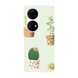 Husa compatibila cu Huawei Nova 9 model Cactus in bloom, Silicon, TPU, Viceversa