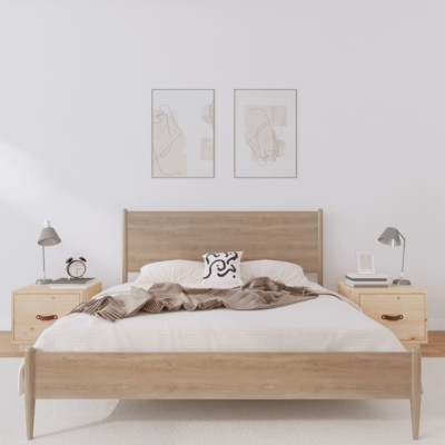 vidaXL Noptiere, 2 buc., 40x34x35 cm, lemn masiv de pin 818286 foto