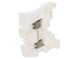 Conector electric alb 2 borne 4mm2 SNK 600V