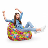 Fotoliu Puf Bean Bag tip Para XL Fruits Candy, Updeco