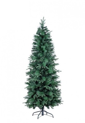 Brad slim artificial verde Dresda 240 cm foto