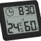 Mini Statie Meteo MRG M-364, Pentru interior, Termometru, Higrometru, Negru C364