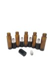 Cumpara ieftin Set 5 recipiente Aromatools Roll-On sticlă maro 10ml