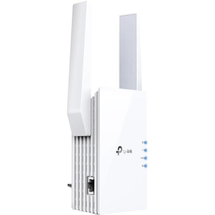 Range Extender TP-Link RE605X, AX1800, WiFi 6 Dual-Band Gigabit Adaptive Path, Mod High Speed, Mod Access Point SafetyGuard Surveillance