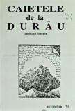 Caietele de la Durau, 1995, 75 pagini, brosata, Literatura, Limba Romana