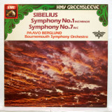 Vinyl/vinil - Sibelius - Symphonies No. 1 &amp; No. 7, Clasica