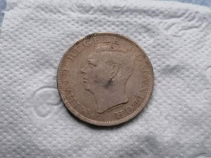 Moneda argint 500 lei 1944 vf +