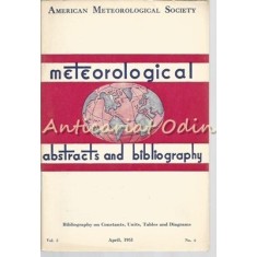 Meteorological Abstracts And Bibliography - Nr.: 4