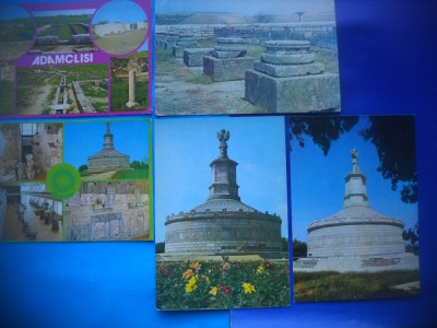 HOPCT LOT NR 807 ADAMCLISI -CT-5 CARTI POSTALE-RSR-CIRCULATE foto