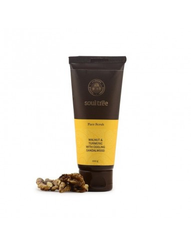 Exfoliant ten cu turmeric, nuca si santal, 100 ml - Soultree