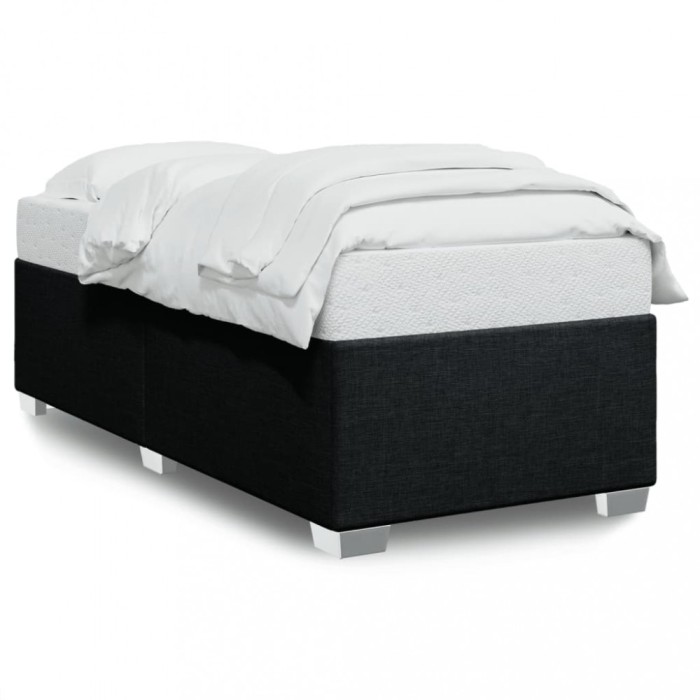 vidaXL Cadru de pat fără saltea țesătură neagră 80x200 cm 3284431