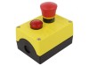 Casetă de comandă cu un buton cap ciupercă IP67