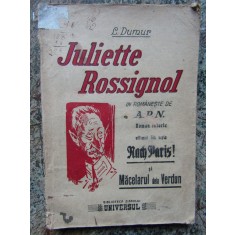 L. DUMUR - JULIETTE ROSSIGNOL
