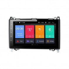 Navigatie Auto Multimedia cu GPS Mercedes Vito Sprinter Viano A B Class VW Crafter, 4 GB RAM + 64 GB ROM, Slot Sim 4G pentru Internet, Carplay, Androi