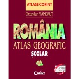 Romania. Atlas geografic scolar - Octavian Mandrut