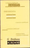 C773 Eminescu, studii și articole de Garabet Ibrăileanu, ediție &icirc;ngrijită de Mihai Drăgan, 1974, Editura Junimea, Iași
