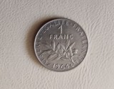 Franța - 1 franc (1964) monedă s360, Europa