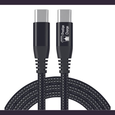 Cablu date si incarcare rapida, PRESTIGE CHARGE&amp;reg;, compatibil SuperFastCharge 25W / 45W Samsung, max 60W, TEXTIL PREMIUM, USB-C la USB-C, Type C, 2m, n foto