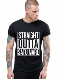 Cumpara ieftin Tricou negru barbati - Straight Outta Satu Mare - S, THEICONIC