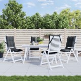 Gossi perne scaun cu spatar inalt 4 buc, antracit, tesatura oxford