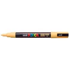 Marker - Posca PC-5M, 1.8-2.5mm, portocaliu deschis | Uni