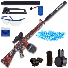 PUȘCĂ CU BILE DE GEL MARI PUȘCĂ AUTOMATĂ JUCĂRIE PISTOL BATERIE USB