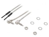 Senzor fibră optică emiţător-receptor 0-650mm