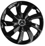 Cumpara ieftin Set 4 Capace Roti 17 inch, Stig Negru Lucios Compatibil Cu Mercedes
