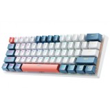Tastatura Gaming Wired USB Machenike K500-B61 Mechanical, RGB, Backlight Rosu, Alba Albastra